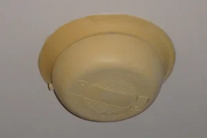 oude rookmelder piept