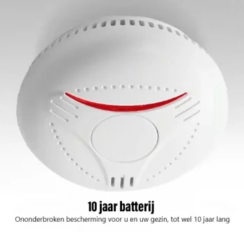 Rookmelder 10 jaar batterij